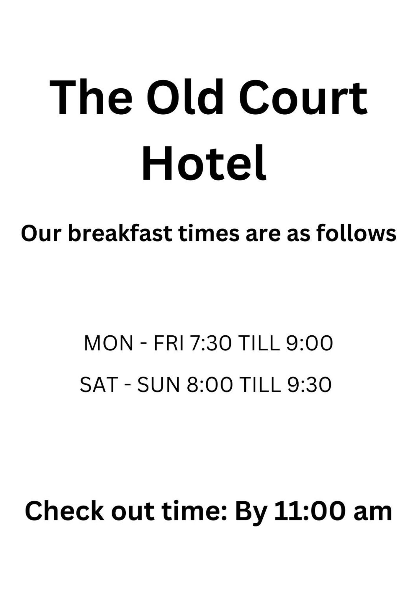 The Old Court Hotel ウィットニー エクステリア 写真